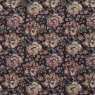 54"" Wide F656 Green And Red, Floral Tapestry Upholstery Fabric By The Yard