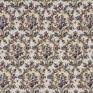 54"" Wide F659 Beige, Red And Green, Floral Vine Tapestry Upholstery Fabric By The Yard