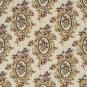 54"" Wide F667 Orange, Green And Burgundy, Floral Bouquet Tapestry Upholstery Fabric By The Yard
