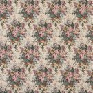 54"" Wide H120 Pink, Green And Burgundy, Floral Bouquet Tapestry Upholstery Fabric By The Yard