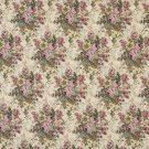 54"" Wide H119 Green And Pink, Floral Bouquet Tapestry Upholstery Fabric By The Yard