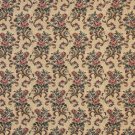 54"" Wide H859 Gold, Burgundy And Green, Floral Tapestry Upholstery Fabric By The Yard