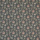 54"" Wide F905 Navy, Burgundy And Green, Floral Tapestry Upholstery Fabric By The Yard