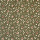 54"" Wide F907 Green And Burgundy, Floral Tapestry Upholstery Fabric By The Yard