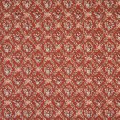 54"" Wide F915 Red And Green, Floral Diamond Tapestry Upholstery Fabric By The Yard