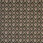 54"" Wide F916 Black, Red And Green, Floral Diamond Tapestry Upholstery Fabric By The Yard