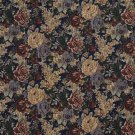 54"" Wide F923 Blue, Green And Red, Floral Bouquet Tapestry Upholstery Fabric By The Yard