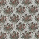 54"" Wide F926 Burgundy, Green And Ivory, Floral Tapestry Upholstery Fabric By The Yard