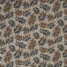54"" Wide F932 Green, Red And Brown, Floral Leaves Tapestry Upholstery Fabric By The Yard