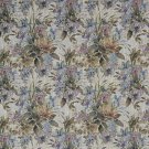 54"" Wide J120 Blue, Purple And Green, Floral Tapestry Upholstery Fabric By The Yard