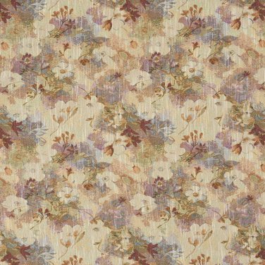 54"" Wide J314 Pink, Blue And Green, Pastel Floral Tapestry Upholstery Fabric By The Yard