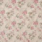 54"" Wide F806 Red, Green And Beige, Pastel Floral Roses Jacquard Woven Upholstery Fabric By The Yar