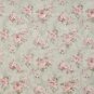 54"" Wide F807 Green And Pink, Pastel Floral Roses Jacquard Woven Upholstery Fabric By The Yard