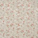 54"" Wide F812 Red Gold Ivory Pastel Butterflies Flowers Jacquard Woven Upholstery Fabric By The Yar