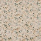 F813 Green Gold White Pastel Butterflies Flowers Jacquard Woven Upholstery Fabric By The Yard