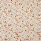 F814 Burgundy Green Gold Pastel Butterflies Flowers Jacquard Woven Upholstery Fabric By The Yard