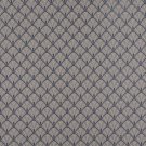 54"" Wide D300, Blue And Beige Fan Jacquard Woven Upholstery Fabric By The Yard