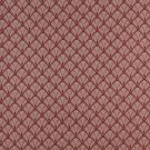 54"" Wide D312, Burgundy And Beige Fan Jacquard Woven Upholstery Fabric By The Yard
