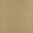 54"" Wide D317, Blue And Gold Vine Leaves Jacquard Woven Upholstery Fabric By The Yard