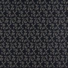 54"" Wide D324, Navy And Beige Vine Leaves Jacquard Woven Upholstery Fabric By The Yard