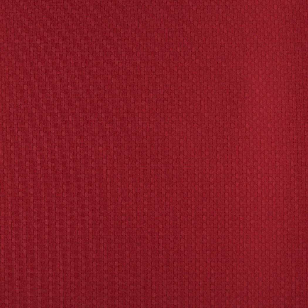 54"" Wide D341, Red Basket Weave Jacquard Woven Upholstery Fabric By The Yard