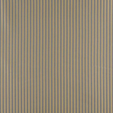 54"" Wide D369, Blue And Gold Thin Striped Jacquard Woven Upholstery Fabric By The Yard