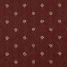54"" Wide C606 Rustic Red And Beige, Leaves Country Style Upholstery Fabric By The Yard