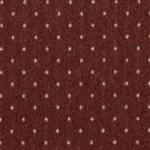 54"" Wide C616 Rustic Red And Beige, Dotted Country Style Upholstery Fabric By The Yard