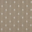 54"" Wide C629 Light Brown And Ivory, Flowers Country Style Upholstery Fabric By The Yard
