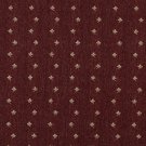 54"" Wide C632 Burgundy And Beige, Mini Flowers Country Style Upholstery Fabric By The Yard
