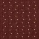 54"" Wide C636 Rustic Red And Beige, Mini Flowers Country Style Upholstery Fabric By The Yard