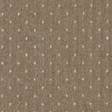 54"" Wide C656 Light Brown And Beige, Dotted Country Style Upholstery Fabric By The Yard