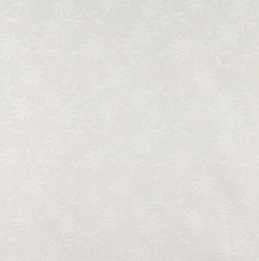 54"" Wide C127 White, Floral, Jacquard Linen Look Upholstery And Window Treatment Fabric By The Yard