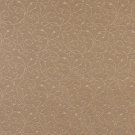C149 Golden Brown Scroll Lattice Trellis Linen Look Upholstery Window Treatment Fabric By The Yard
