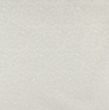 C154 Off White Scroll Lattice Trellis Linen Look Upholstery Window Treatment Fabric By The Yard