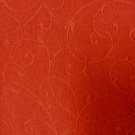 C150 Ruby Scroll Lattice Trellis Jacquard Linen Look Upholstery Window Treatment Fabric By The Yard