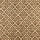 54"" Wide K0012E Beige Gold Brown Ivory Embroidered Diamond Brocade Upholstery Fabric By The Yard