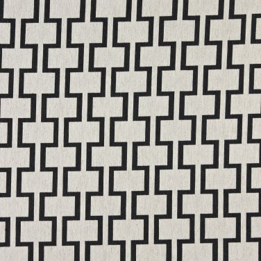 54"" Wide K0002G Midnight Off White Modern Geometric Designer Quality Upholstery Fabric By The Yard