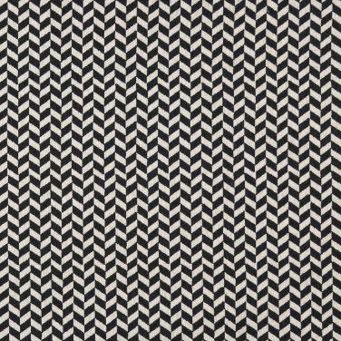 K0004G Midnight Off White Herringbone Slanted Check Designer Quality Upholstery Fabric By The Yard