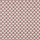 54"" Wide K0005A Red and Off White, Modern, Geometric, Designer Quality Upholstery Fabric By The Yar