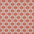 54"" Wide K0006C Persimmon Off White Modern Geometric Designer Quality Upholstery Fabric By The Yard