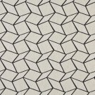 54"" Wide K0007G Midnight Off White Geometric Boxes Designer Quality Upholstery Fabric By The Yard