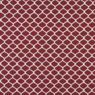 54"" Wide K0008A Red and Off White, Modern, Geometric, Designer Quality Upholstery Fabric By The Yar