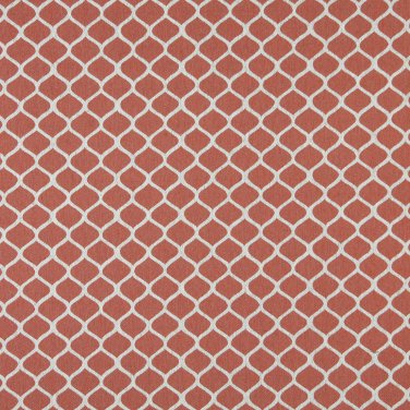 54"" Wide K0008C Persimmon Off White Modern Geometric Designer Quality Upholstery Fabric By The Yard