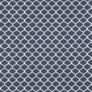 54"" Wide K0008E Blue and Off White, Modern, Geometric Designer Quality Upholstery Fabric By The Yar