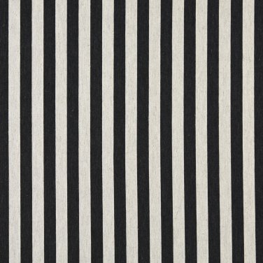 54"" Wide K0009G Midnight and Off White, Striped, Designer Quality Upholstery Fabric By The Yard
