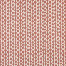 54"" Wide K0010C Persimmon Off White Circle Striped Designer Quality Upholstery Fabric By The Yard