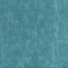 G628 Turquoise Distressed Leather Look Upholstery Recycled Leather (Bonded Leather) By The Yard