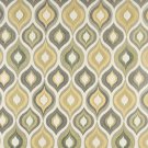 54"" Wide K0019B Gold, Blue and Green, Bright Contemporary Upholstery Fabric By The Yard