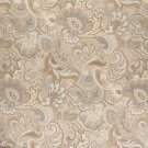54"" Wide K0025C Gold and Beige, Abstract Floral Upholstery Fabric By The Yard